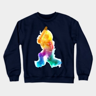 Cricket Player Crewneck Sweatshirt